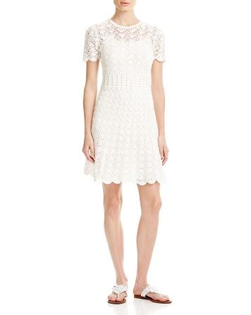 michael michael kors crochet lace dress|MICHAEL Michael Kors Floral Crochet Lace Mini Dress Womens .